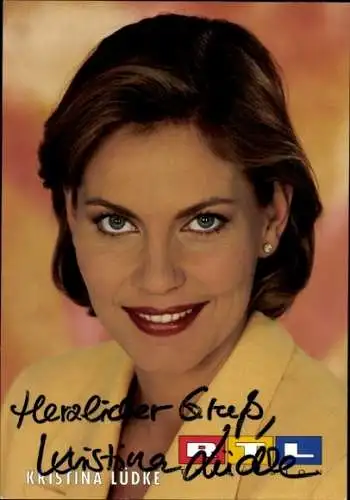 Ak Schauspielerin Kristina Lüdke, Portrait, Autogramm