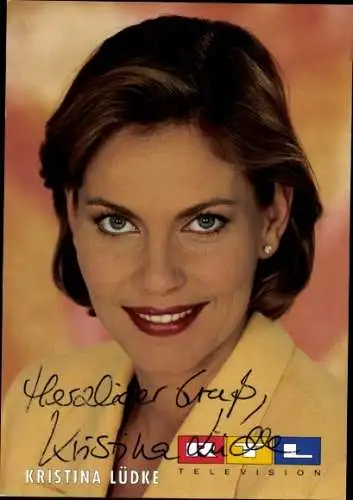 Ak Schauspielerin Kristina Lüdke, Portrait, Autogramm