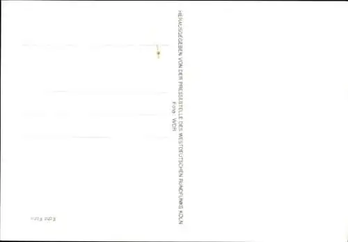 Ak Journalist Ernst Dieter Lueg, Portrait, Autogramm