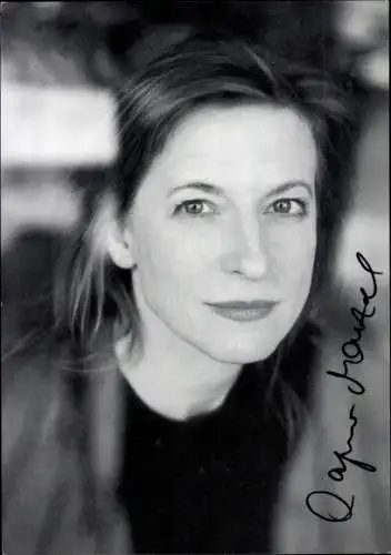 Ak Schauspielerin Dagmar Manzel, Portrait, Autogramm
