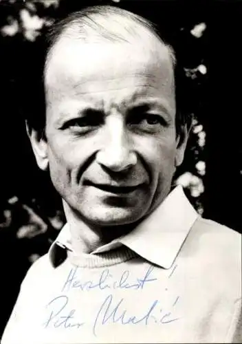 Ak Schauspieler Peter Matic, Portrait, Autogramm