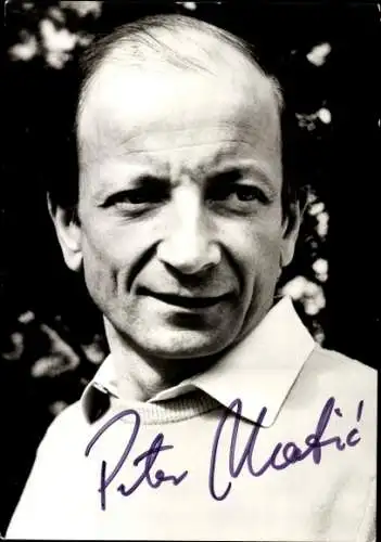 Ak Schauspieler Peter Matic, Portrait, Autogramm