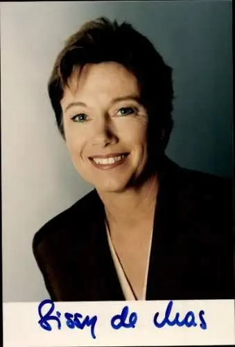 Ak Schauspielerin Sissy de Mas, Portrait, Autogramm