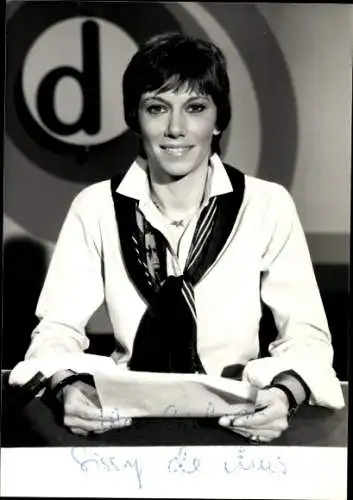 Ak Schauspielerin Sissy de Mas, Portrait, Autogramm