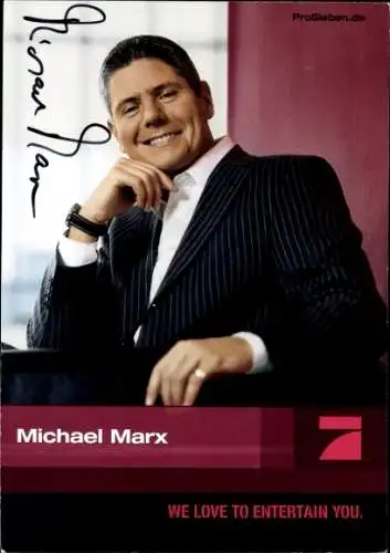 Ak Schauspieler Michael Marx, Portrait, Autogramm