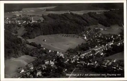 Ak Altenstadt an der Iller, Fliegeraufnahme, Illereichen