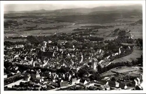 Ak Kaufbeuren an der Wertach in Schwaben, Fliegeraufnahme