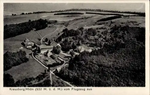 Ak Kreuzberg Bischofsheim Rhön, Fliegeraufnahme