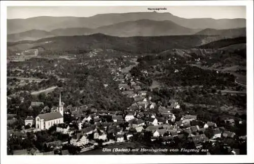 Ak Ulm in Baden Renchen Schwarzwald, Fliegeraufnahme,  Hornisgrinde