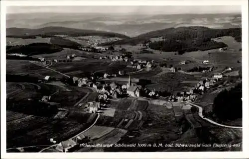 Ak Schönwald im Schwarzwald, Fliegeraufnahme