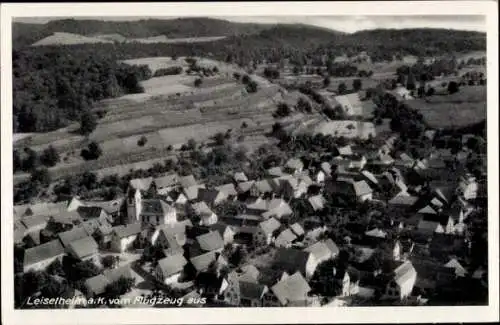 Ak Leiselheim Sasbach am Kaiserstuhl Baden, Fliegeraufnahme