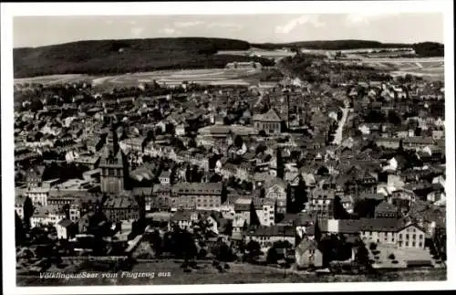 Ak Völklingen im Saarland, Fliegeraufnahme