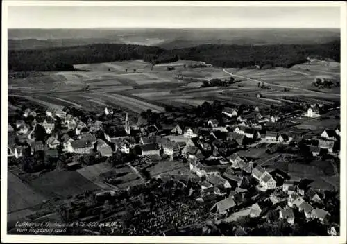 Ak Gschwend Ostalbkreis, Fliegeraufnahme