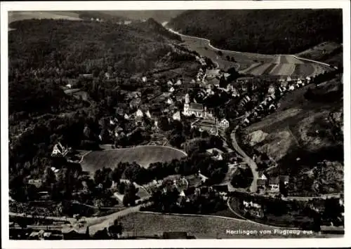 Ak Herrlingen Blaustein in Württemberg, Fliegeraufnahme