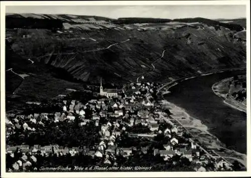 Ak Kröv an der Mosel, Fliegeraufnahme