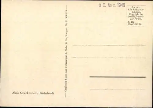 Ak Giebelstadt in Unterfranken, Fliegeraufnahme