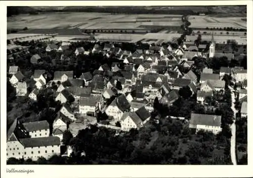 Ak Vollmaringen Nagold im Schwarzwald, Fliegeraufnahme