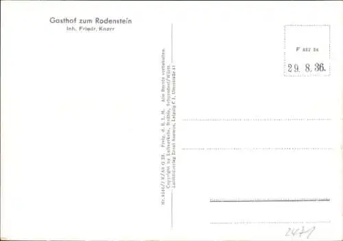 Ak Münchweiler an der Rodalb Pfalz, Fliegeraufnahme