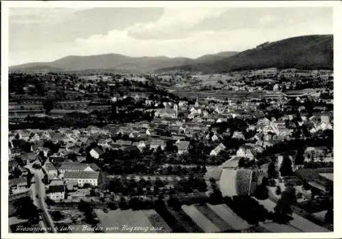 Ak Friesenheim in Baden, Fliegeraufnahme