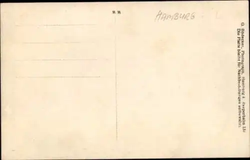 Foto Ak Hamburg, Männer im Boot, Gruppenbild, Dampfer, Hafen