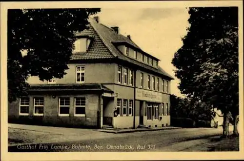 Ak Bohmte in Niedersachsen, Gasthof Fritz Lampe