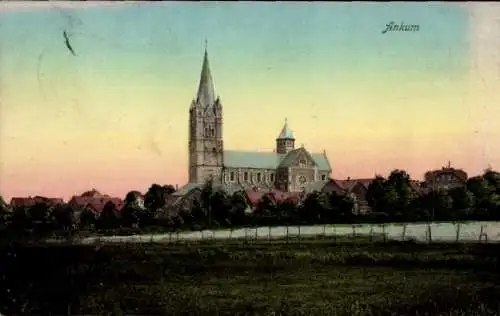 Ak Ankum in Niedersachsen, Pfarrkirche St. Nikolaus, Artländer Dom