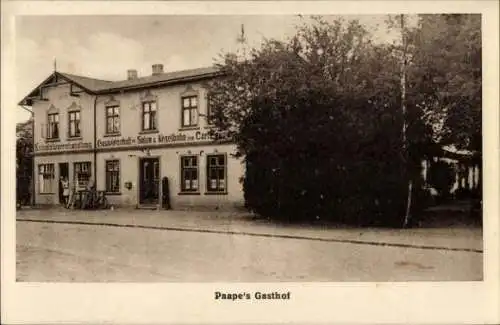 Ak Großhansdorf in Schleswig Holstein, Paape's Gasthof, Kolonialwarenhandlung