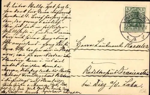 Ak Oranienburg in Brandenburg, Bernauer Straße