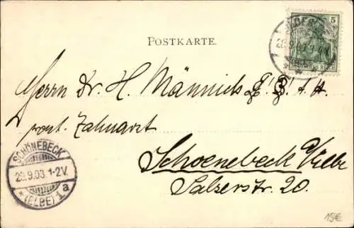Ak Bad Oldesloe in Holstein, Kaiserliches Postamt, Sparkasse, Stadthaus