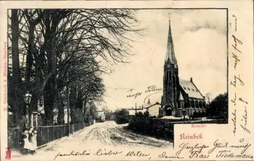 Ak Reinbek in Schleswig Holstein, Kirche