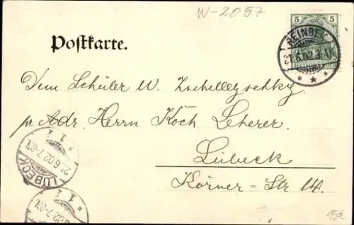 Ak Reinbek in Schleswig Holstein, Kirche