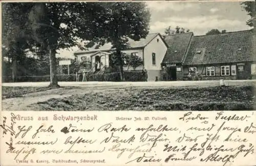 Ak Schwarzenbek in Lauenburg, Gasthaus Bellevue