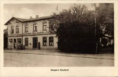 Ak Großhansdorf in Schleswig Holstein, Paape's Gasthof, Kolonialwarenhandlung