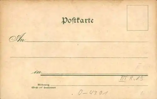 Litho Mägdesprung Harzgerode am Harz, Stadtansichten, Bahnhof, Mägdetrappe, Hotel