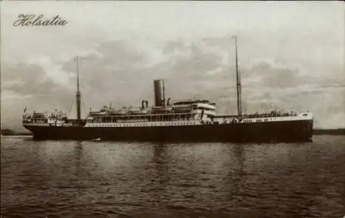 Ak Dampfer Holsatia, HAPAG