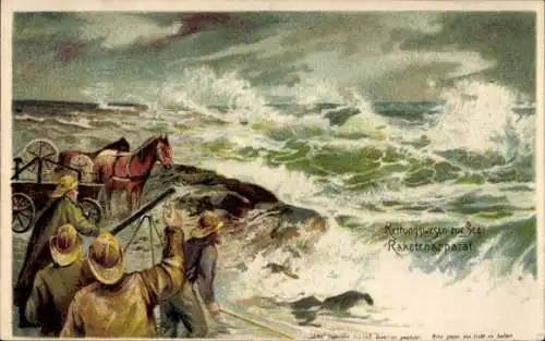 Litho Rettungswesen zur See, Raketenapparat