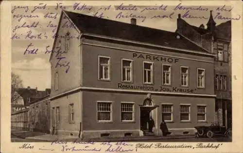 Ak Moers am Niederrhein, Hotel-Restauration Parkhof