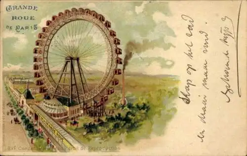 Litho Paris, Grande Roue de Paris, Riesenrad