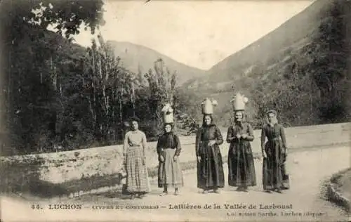 Ak Luchon Haute Garonne, Molkerei des Larboust-Tals