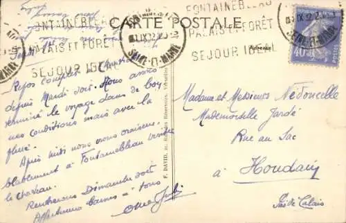 Ak Chartrettes Seine et Marne, Clos Fleuri