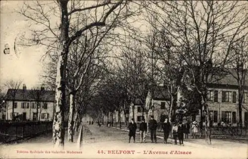 Ak Belfort Beffert Beffort Territoire de Belfort, Avenue d’Alsace