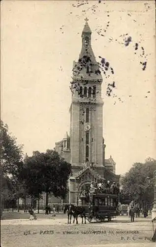 Ak Paris XIV, Kirche von Montrouge