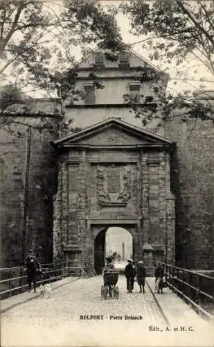 Ak Belfort Beffert Beffort Territorium Belfort, Porte Brisach