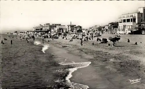 Ak Palavas les Flots Hérault, Strand