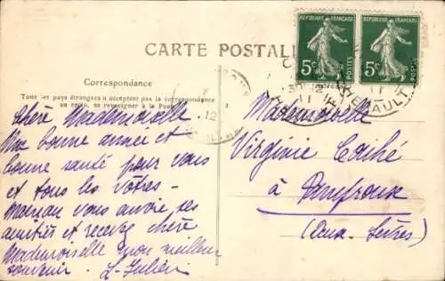 Ak Cette Hérault, Pont Sadi-Carnot