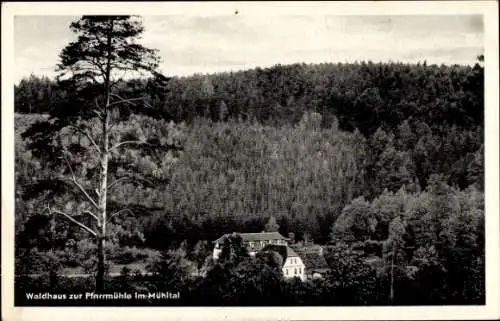 Ak Eisenberg in Thüringen, Mühltal, Waldhaus zur Pfarrmühle