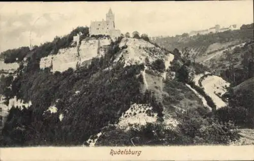 Ak Bad Kösen Naumburg an der Saale, Rudelsburg