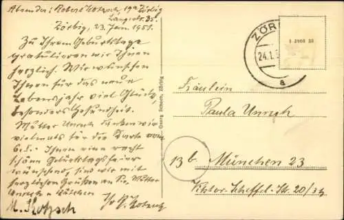 Ak Zörbig in Anhalt, Schlossturm