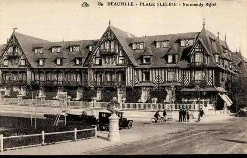 Ak Deauville La Plage Fleurie Calvados, Normandy Hotel