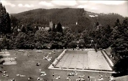 Ak Triberg im Schwarzwald, Waldsportbad